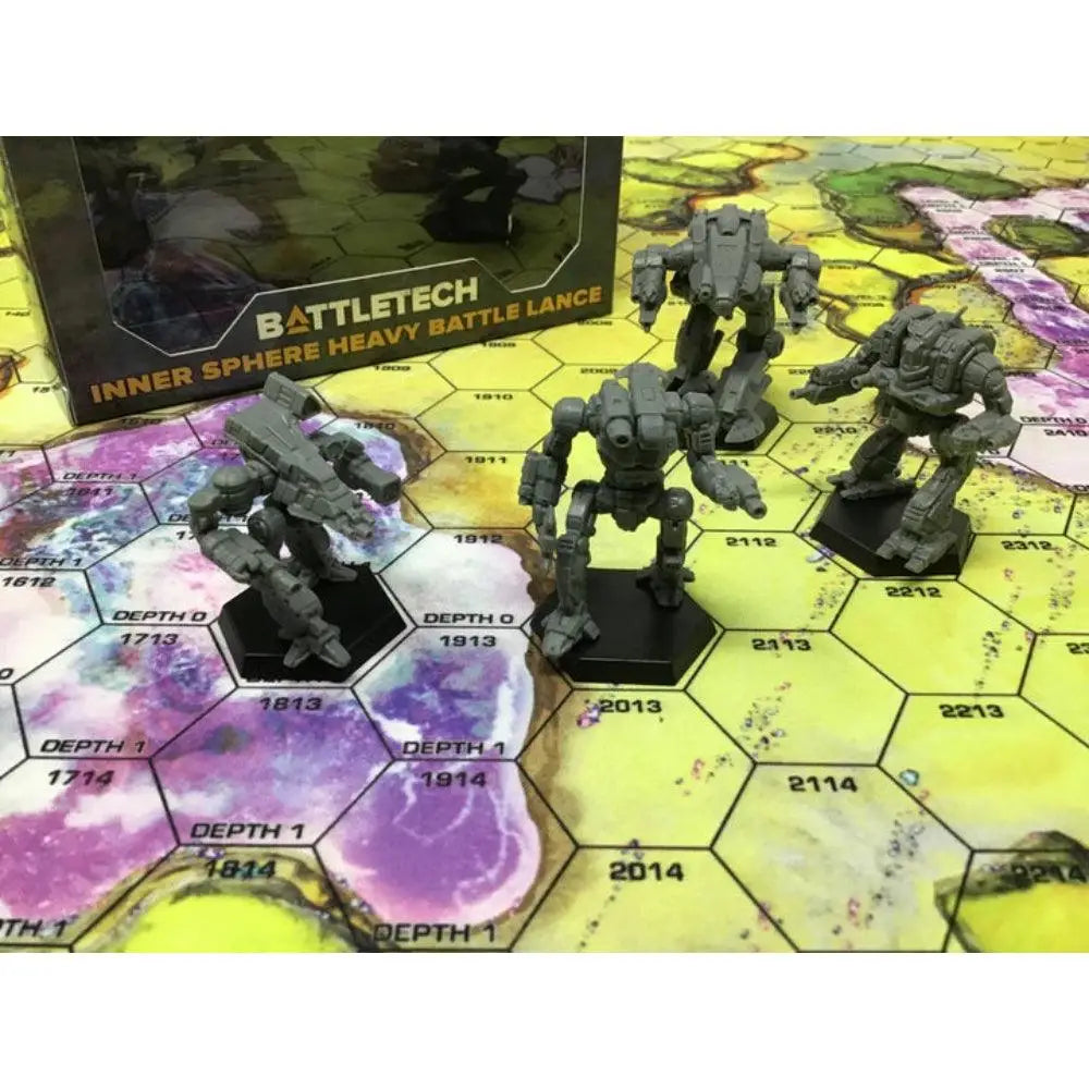 BattleTech Miniature Force Pack - Inner Sphere Heavy Battle – The Haunted  Game Cafe