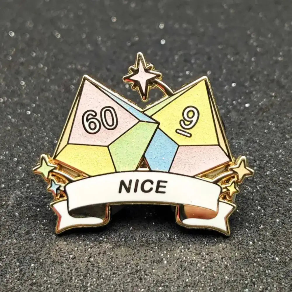 69 D100 Hard Enamel Pin - Toys & Gifts