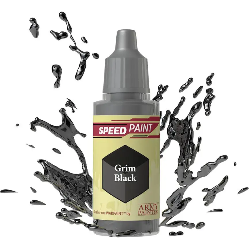 Army Painter Speedpaint Grim Black (18ml) Paint & Tools Army Painter   