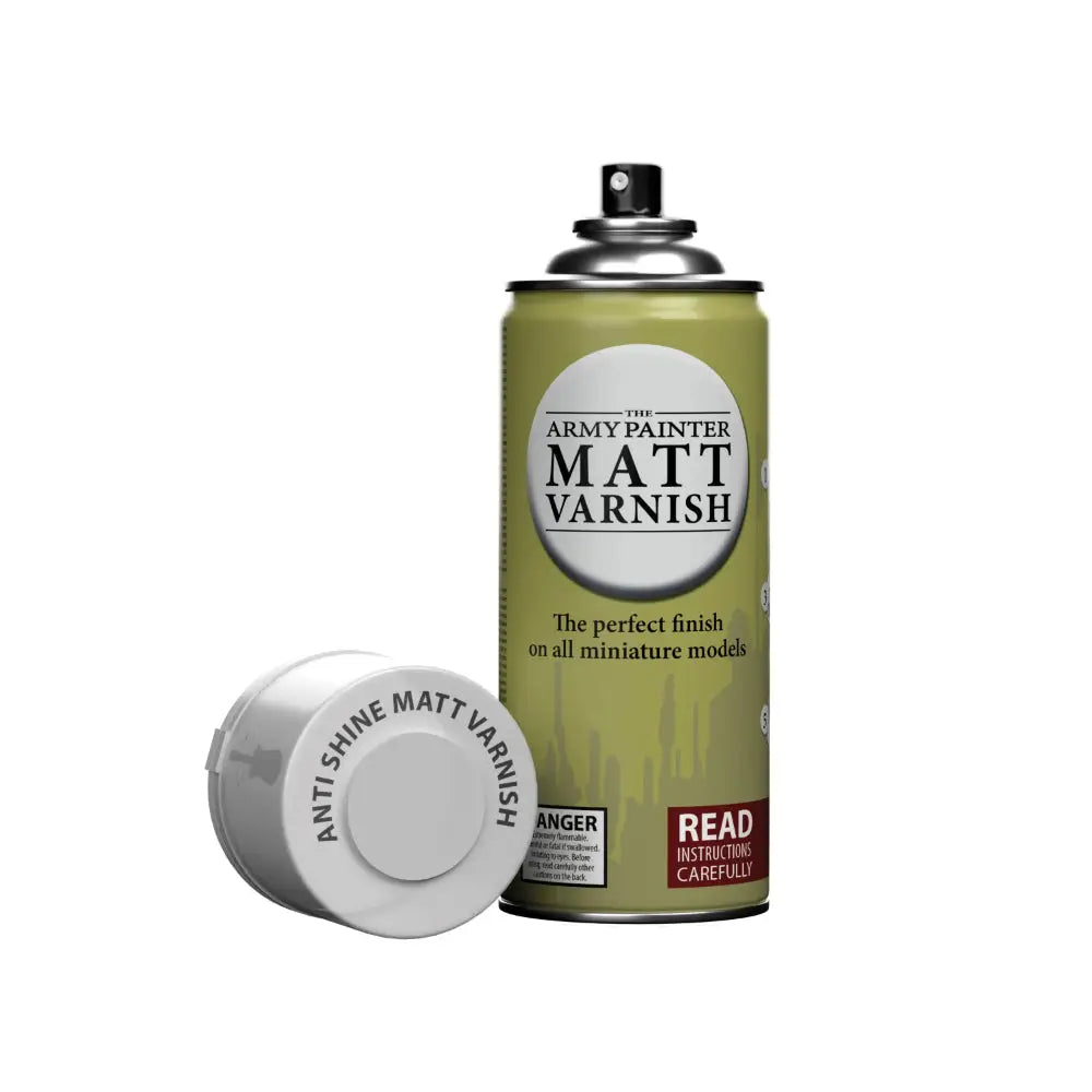 Army Spray Anti-Shine Matt Varnish - & Tools