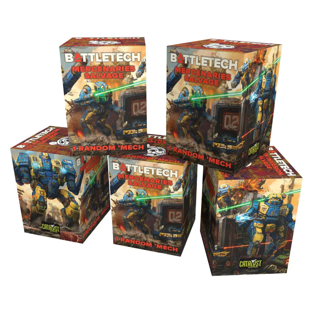 Battletech Mercenaries Salvage Random Figure Box - BattleTech