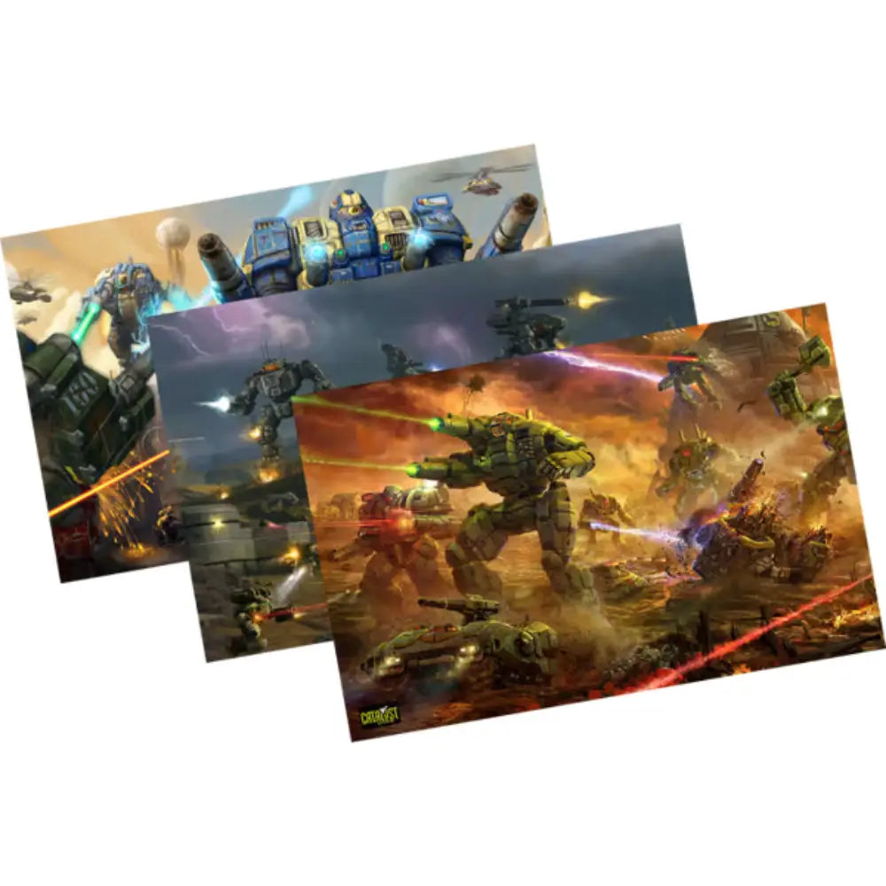 Battletech Supersize Poster Set (3) - Toys & Gifts