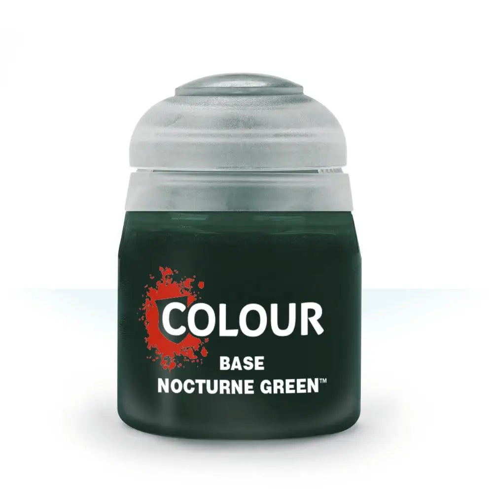 Citadel Base Paints Nocturne Green (12ml) Paint & Tools Games Workshop   