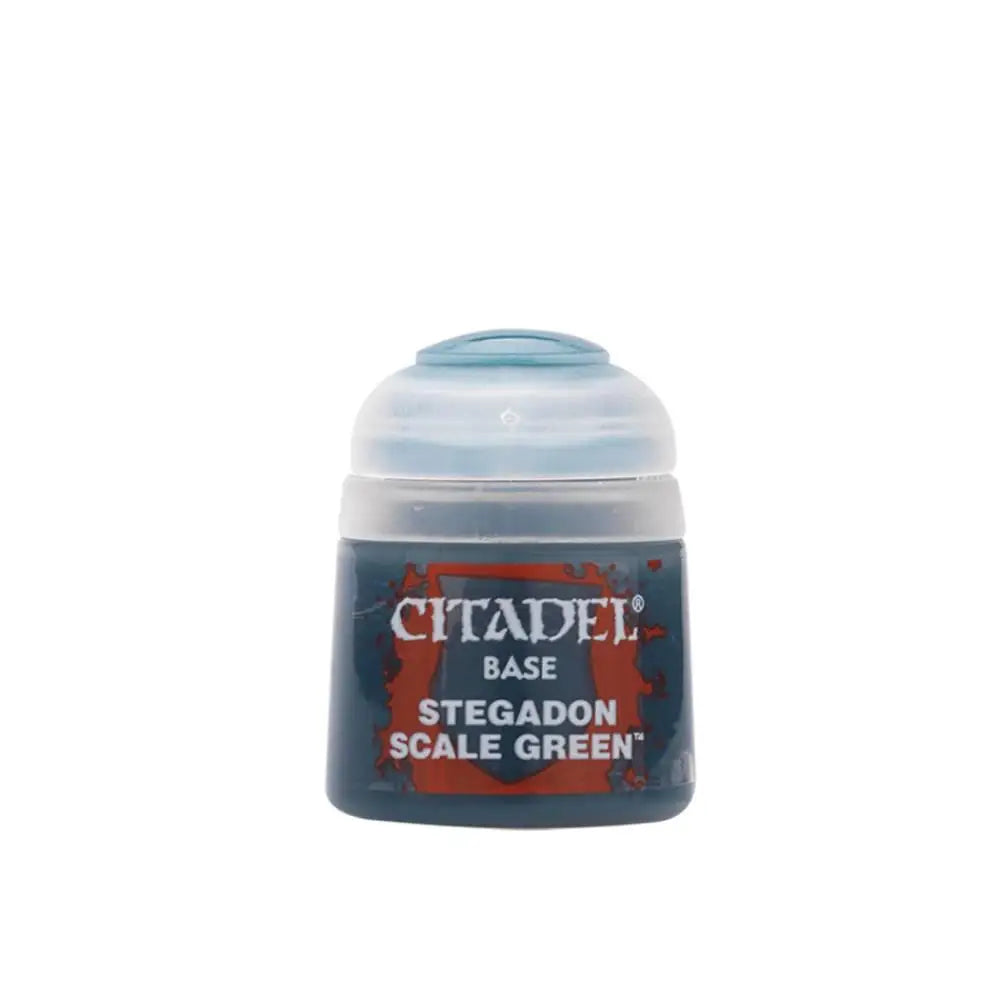 Citadel Base Paints Stegadon Scale Green (12ml) Paint & Tools Games Workshop   