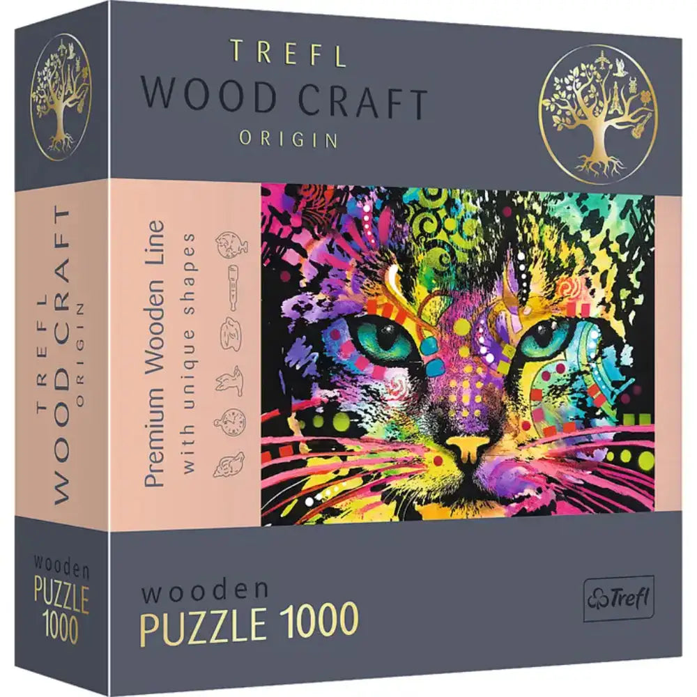 Colorful Cat Wooden Puzzle - Puzzles