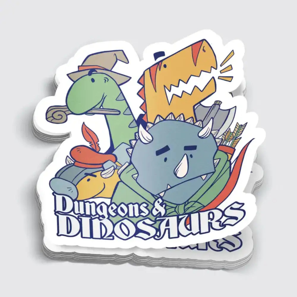 Dungeons and Dinos Sticker Toys & Gifts Mimic Gaming Co   