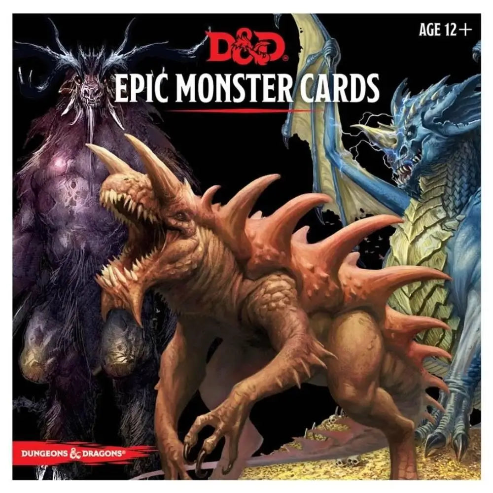 Dungeons and Dragons Epic Monster Cards Dungeons & Dragons Galeforce 9   