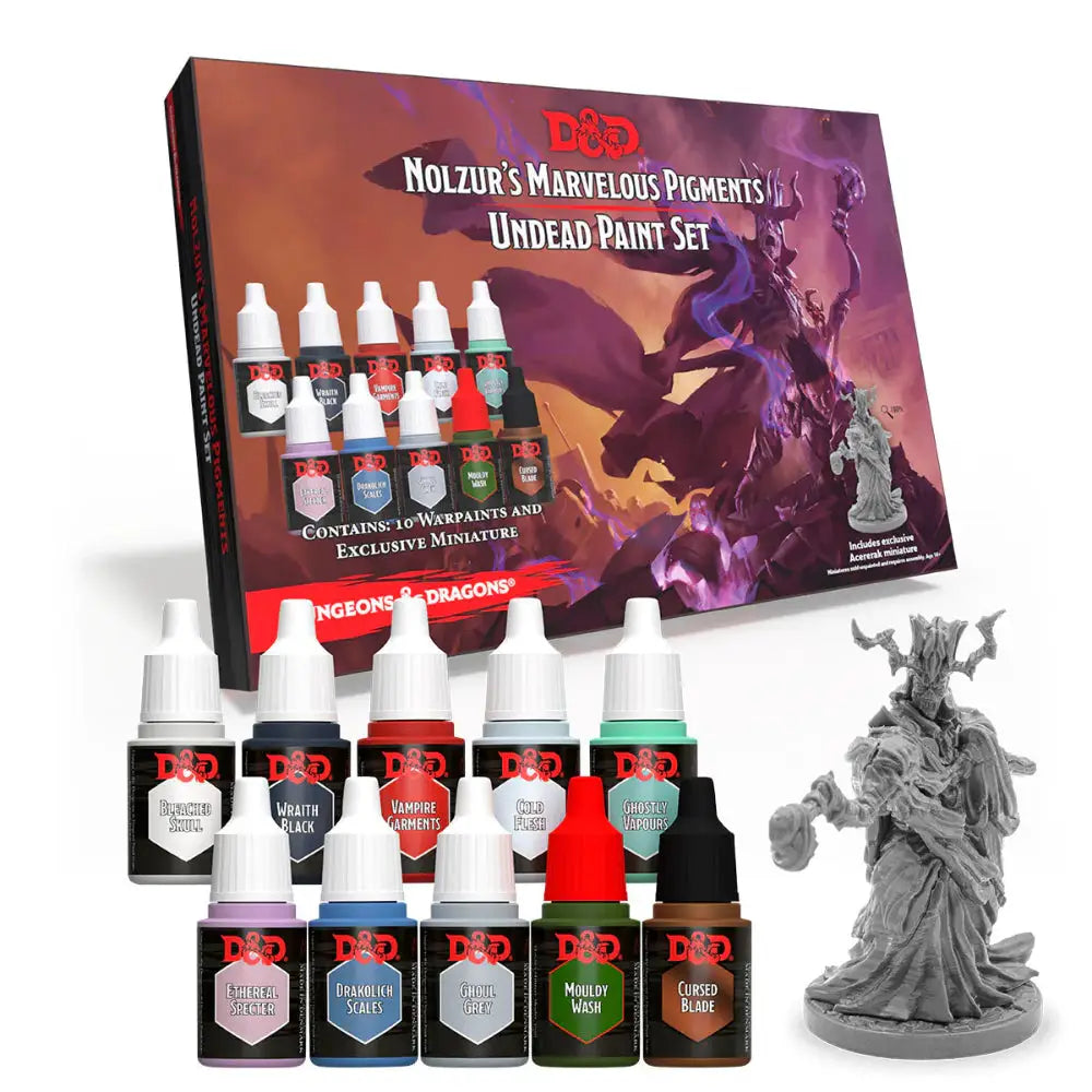 Dungeons and Dragons Nolzur’s Marvelous Pigments Undead Set - & Tools