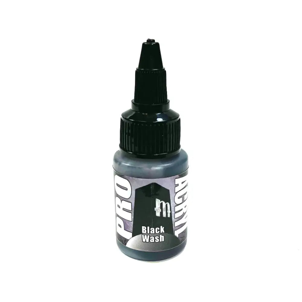 Monument Black Wash Acrylic Paint 22ml Bottle Paint & Tools Monument Hobbies   