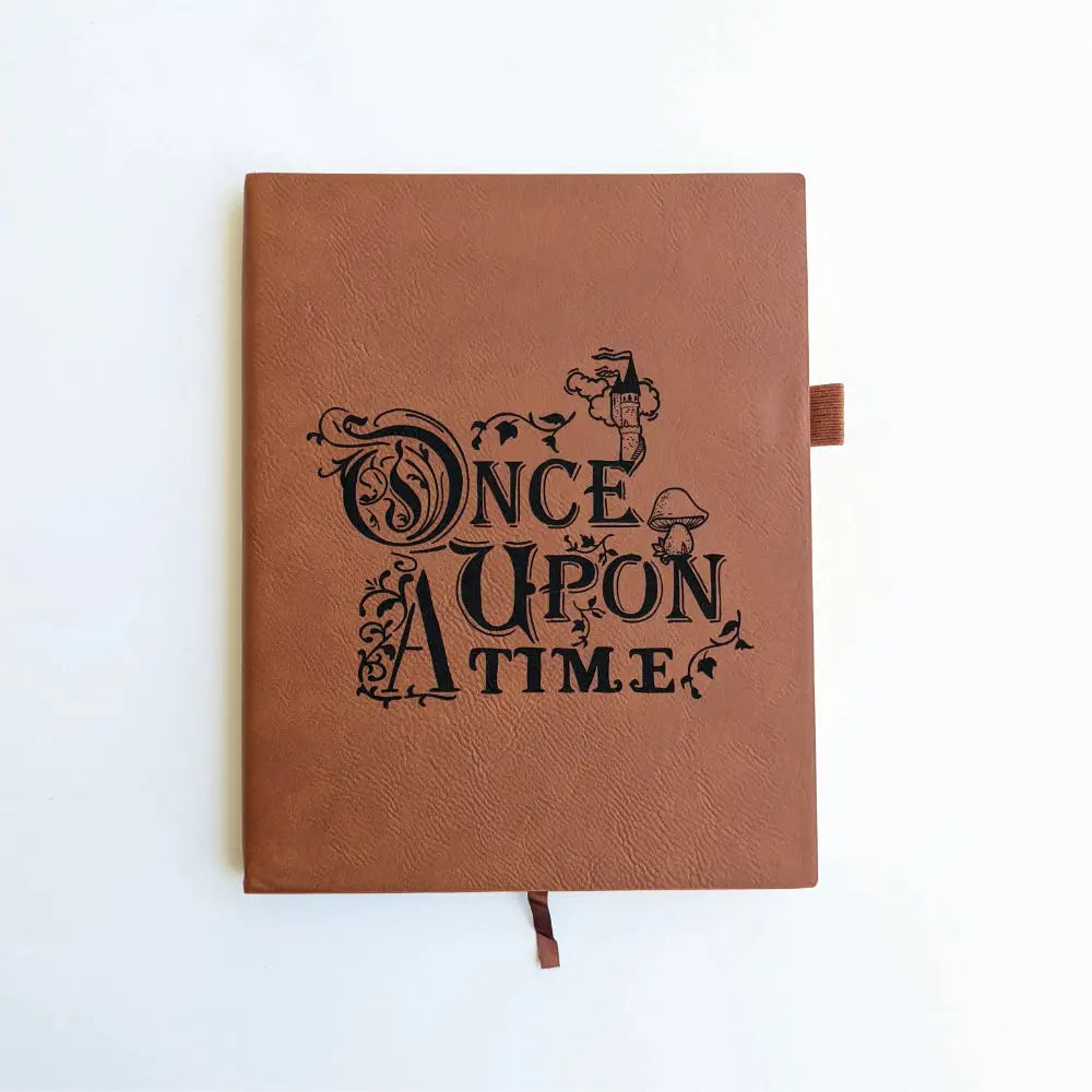 Once Upon A Time Leather Journal Toys & Gifts North To South Designs   