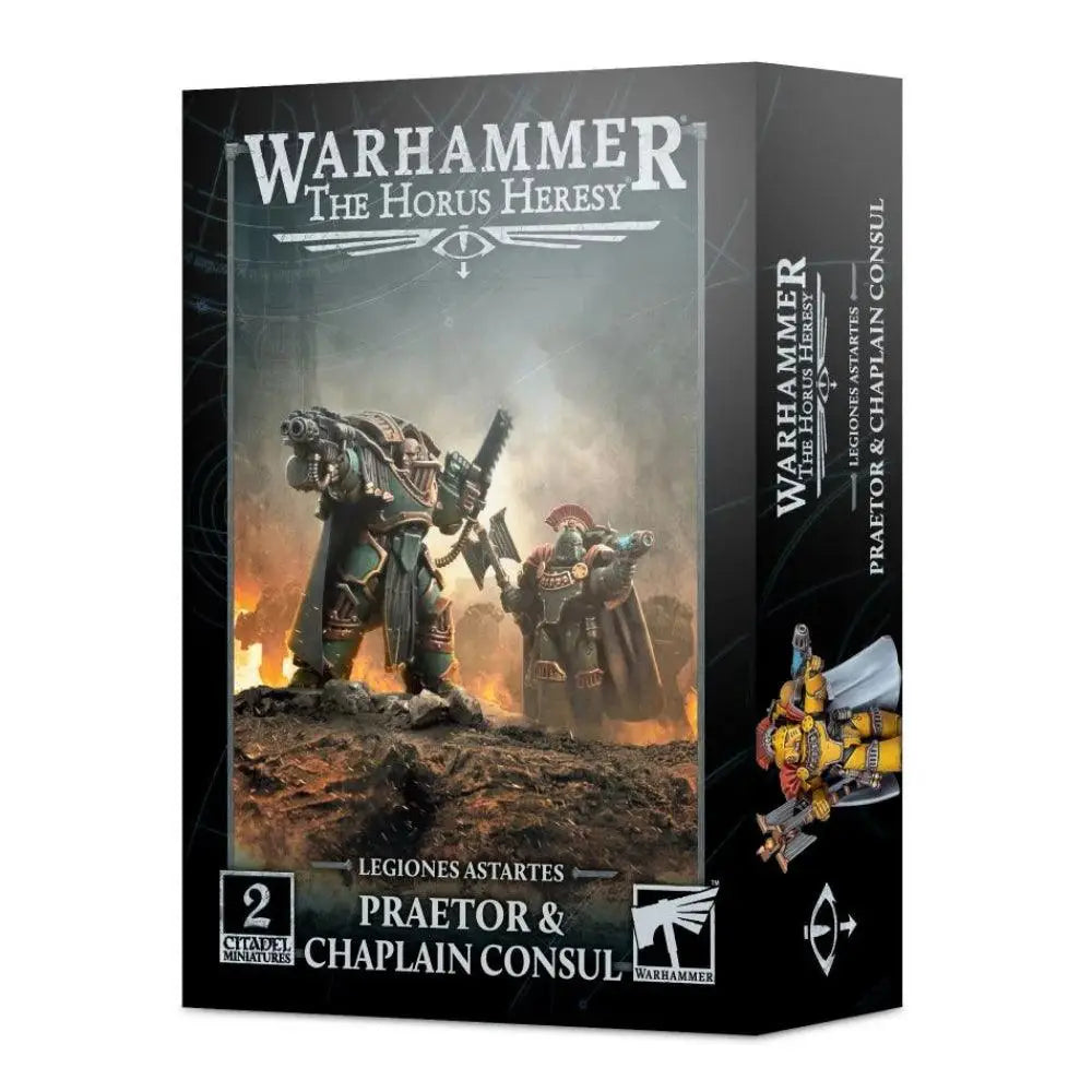 Warhammer Horus Heresy Legion Cataphractii Praetor & Chaplain Consul Warhammer 40k Games Workshop   